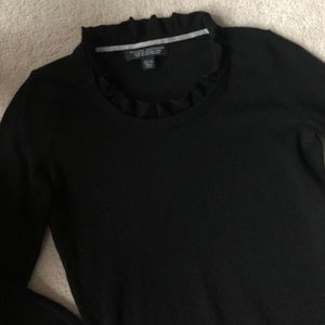 Ruffle neck banana republic sweater!